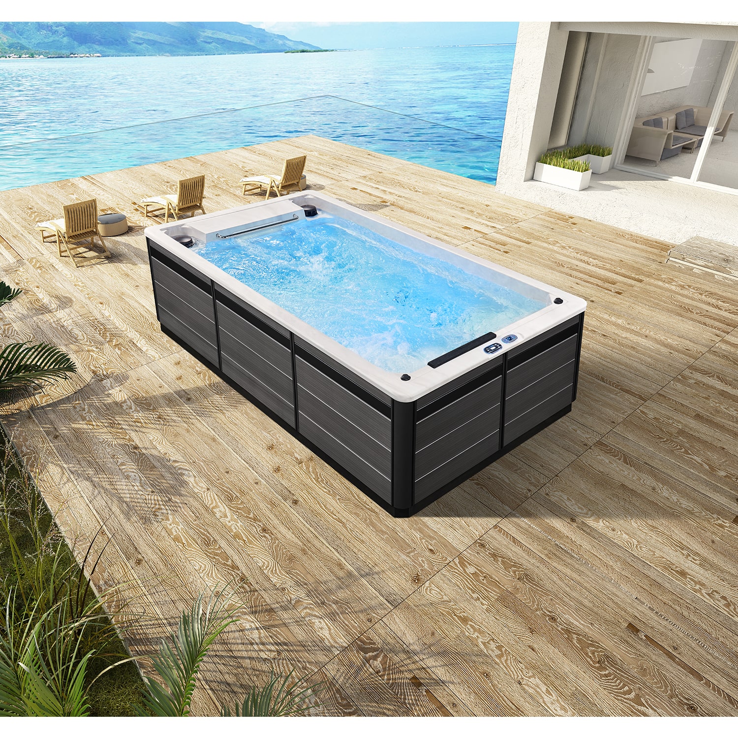 Плавательный спа бассейн Mexda WS-115EIII (рис.2)